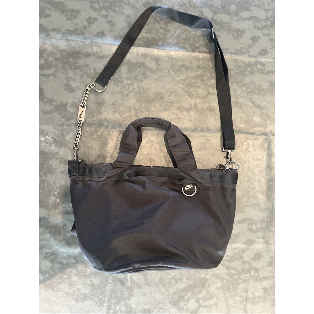 Nike Crossbody Bag Black Detachable Chain - Picture 3 of 16